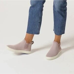 Rothy's The Chelsea Lilac Gray Ankle Pull-On Washable Boots Women’s Size 8.5